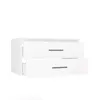 NEL 80 Badkamerkast met wastafel, WIT, hangend, 2 lades, 80 Productafbeelding-voorbeeld 8