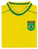 JELEX Herren Brasilien Trikot Retro History yellow M Produktbild-Vorschau 4