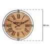 Okrągły zegar ścienny COLONIAL, drewniany, Ø 58 cm Podgląd zdjęcia produktu 7