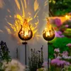 2er Solar Gartenstecker Set "Feuer" ca. 17 x 7 x 92 cm Produktbild-Vorschau 4