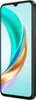 A side view of a black smartphone with a colorful abstract wallpaper on its screen. Anteprima dell’immagine prodotto