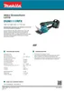 Makita Akku Grasschere DUM111RFX 18V Strauchschere Heckenschere 11cm 20cm 0088381738972 419564 16144 Voir les images du produit