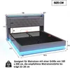 MODFU Lit Coffre 160x200 cm - Lit Capitonné avec Éclairage Voir les images du produit 4