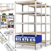 MONZANA® 2x Schwerlastregal XL 180x90x60cm 1750kg 5 Produktbild-Vorschau 1