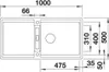 Spüle Blanco ADIRA XL 6 S 1000 x 500 mm felsgrau 527619 Produktbild-Vorschau 7
