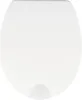 A white toilet seat viewed from above. Produktbild-Vorschau