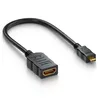 deleyCON Micro HDMI Adapter Kabel Portsaver Micro HDMI Produktbild-Vorschau 1