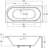 Badewanne Eckbadewanne 150x75 Links mit AcrylSchürze, Produktbild-Vorschau 12