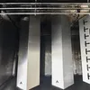 Inside view of a grill with two stainless steel heat shields. Podgląd zdjęcia produktu
