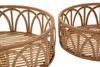 Sada stolíkov Rattan, 3 kusy, 50-40-30 cm, hnedá, značka Náhľad obrázku produktu 2