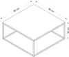 Skye Decor, Loni - White, tavolini, bianco, truciolato Anteprima dell’immagine prodotto 7