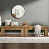 Tribesigns: Panca d'ingresso in legno, stile rustico, alta Anteprima dell’immagine prodotto 4