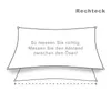 hanSe® Marken Sonnensegel 100% Polyester Rechteck 2x4 m Produktbild-Vorschau 8