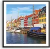 Gerahmtes Poster - Schwarzer Rahmen - Kopenhagen Nahavn Produktbild-Vorschau 1