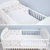Amilian 180 cm Bettumrandung für Babybett - Beige Produktbild-Vorschau 6
