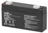 A black gel battery with white connectors on top, shown against a white background. Voir les images du produit