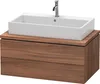 Konsolenunterschrank L-CUBE 400x920x547mm nussbaum natur Produktbild-Vorschau 1