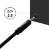 Câble audio 2.5mm / 3.5mm jack mâle/mâle, 1m par Akashi - Voir les images du produit 5