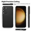 Collage of a black phone case shown from multiple angles, including the back, sides, and top, and a phone inside the case. Text highlights 'Hight Precision Cutting' and 'Easy to access to all buttons, controls, and ports.' Produktbild-Vorschau