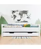 Under Bed Wooden Drawer with two cutouts BUDDY on Wheels - Produktbild-Vorschau 7