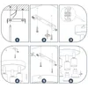 ZMH Deckenstrahler LED GU10 Rund 3 Flammig Mattweiß 350° Produktbild-Vorschau 7