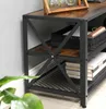 Televizní stolek RTV 160 cm hnědý LOFT Náhled obrázku produktu 13
