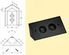 THEBO ST 3007/200/2 Eck-Steckdosenelement, schwarz, 2-fach, Produktbild-Vorschau 6