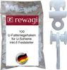100 rewagi U-Faltenrollen inkl. 6 Feststeller für Produktbild-Vorschau 1
