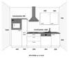 Küche Lara Grau/Weiß 280 cm Küchenzeile Einbauküche Produktbild-Vorschau 4