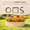 Floranica vysoké drevené ohraničenie záhona 20 x 100 cm Náhľad obrázku produktu 4