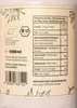 A close-up of a product label with nutritional information and certifications. Produktbild-Vorschau