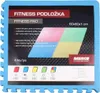 Colored Puzzle fitness podložka modrá, 4 ks Náhled obrázku produktu 4