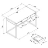 finori Denver 30 Schreibtisch, Nachbildung Artisan Oak / Produktbild-Vorschau 4