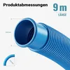 Wiltec Poolschlauch 9 m ⌀32 mm, Schwimmbadschlauch mit Produktbild-Vorschau 4