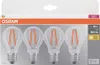 A retail package containing four LED light bulbs. Náhľad obrázku produktu