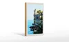 Holzschild Reise 12x18 cm Naples Italy Neapel Panorama Meer Produktbild-Vorschau 1
