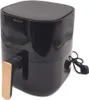 A black Philips air fryer with a gold handle is shown against a white background. Produktbild-Vorschau