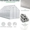 Outsunny Serre de Jardin en Polycarbonate 7,1 m? dim. 190L Voir les images du produit 3