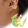 Baumfrosch-Ohrclip, Froschring, gute Details, realistisches Produktbild-Vorschau 2