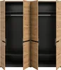 Kleiderschrank Sova 4-türig – Moderner Schrank in Produktbild-Vorschau 4