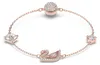 Swarovski Swan Armband, Schwan, Rosa, Produktbild-Vorschau 2