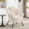 MODFU Relaxsessel Einsitzer mit Hocker Ergonomische Produktbild-Vorschau 2