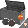 CASARIA® Gartenbox Grau UV-beständig 310L Haltegriffe Produktbild-Vorschau 1