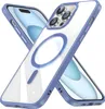 A clear product shot of a phone case with a magnetic ring, presented diagonally. Produktbild-Vorschau