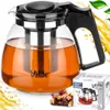 Vilde | Czajniczek z wkładem sitkowym - 1,15 L - Szkło Podgląd zdjęcia produktu 7