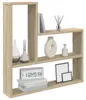 vidaXL Nástěnná police Sonoma, dubový Imitace, 60 x 11 x 60 Náhled obrázku produktu 2