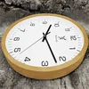 Holzwerk WOLFSBURG moderne 30 cm Loft Designer Quarz Holz Produktbild-Vorschau 4