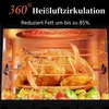 Heißluftfritteuse 12L Minibackofen Airfryer 12 Programmen Produktbild-Vorschau 6
