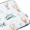 Balloon Travel & Emerald Minky Baby-Flachkissen 30x40cm Produktbild-Vorschau 2