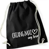 Huuraa Turnbeutel Chiang Mai my love 12 Liter Black Produktbild-Vorschau 1